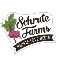 An image of our Schrute Farms - People Love Beets sticker.