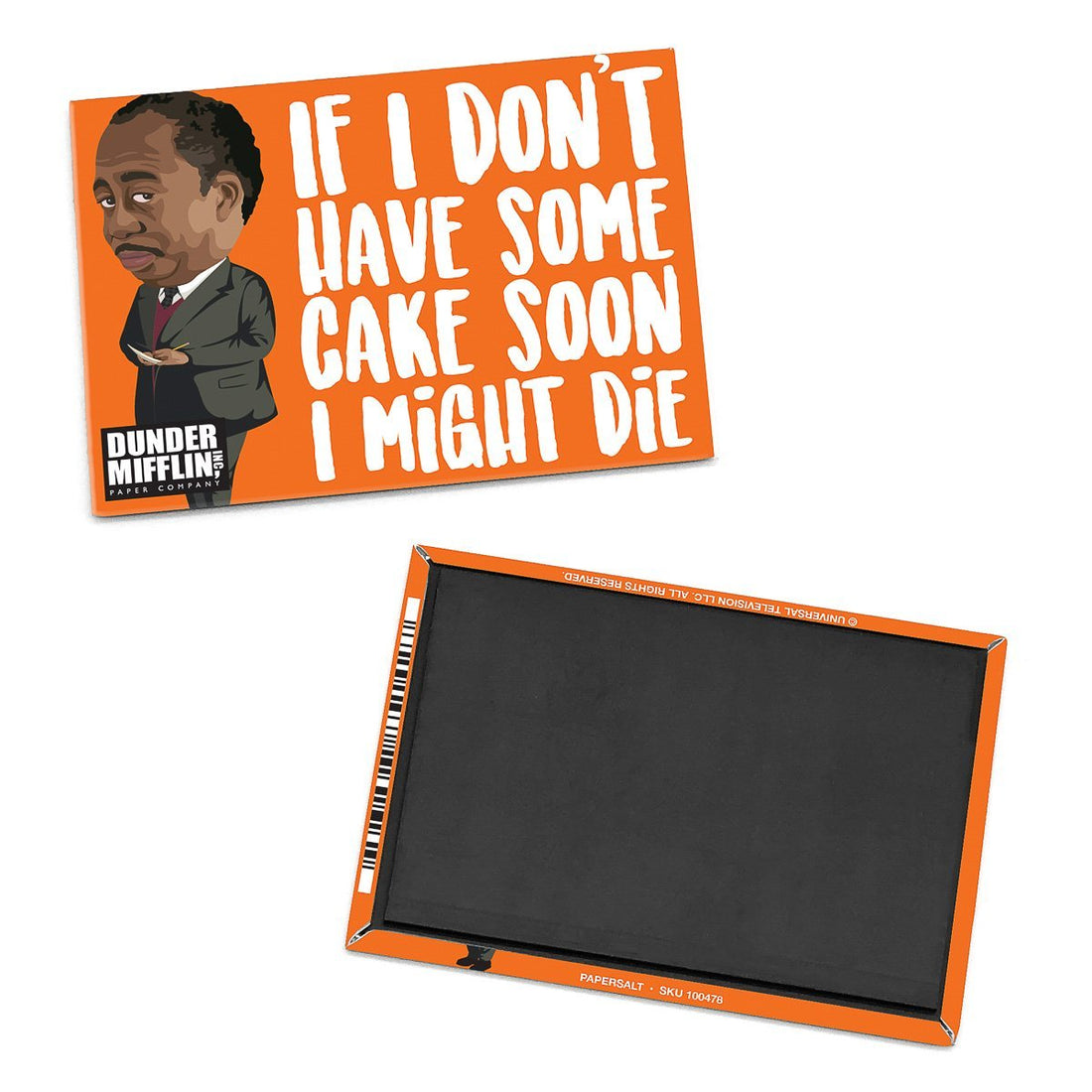 Stanley Quote Magnet - "If I Don't Have Cake Soon, I Might Die" - Official The Office Merchandise