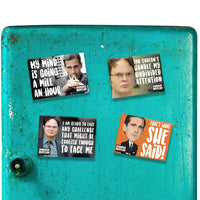 Michael Scott Quote Magnet - “My Mind is Going a Mile an Hour” - Official The Office Merchandise