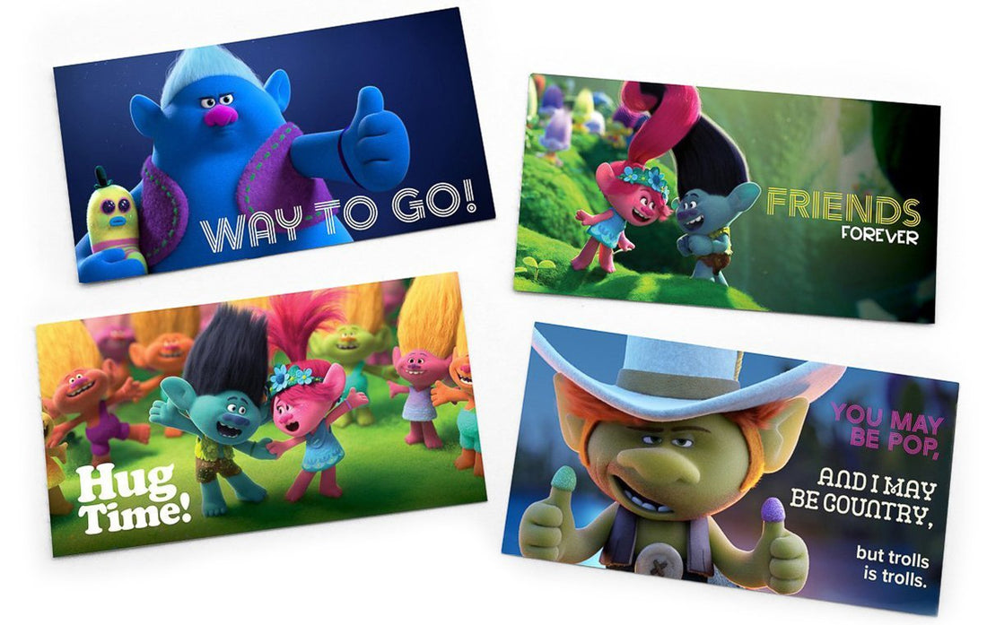 Trolls World Tour Tear and Share Lunch Notes for Kids