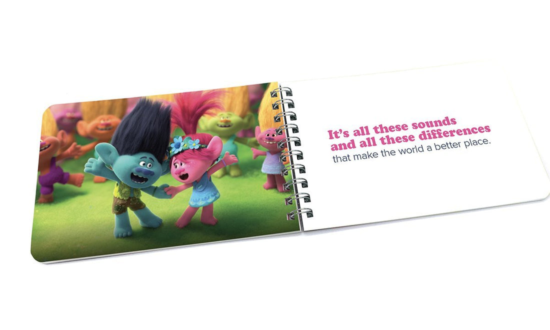 Trolls World Tour "You Can't Harmonize Alone" Quote Book for Kids